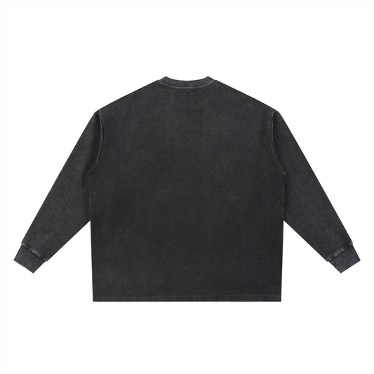 Mineral Wash Waffle Oversized T-Shirt
