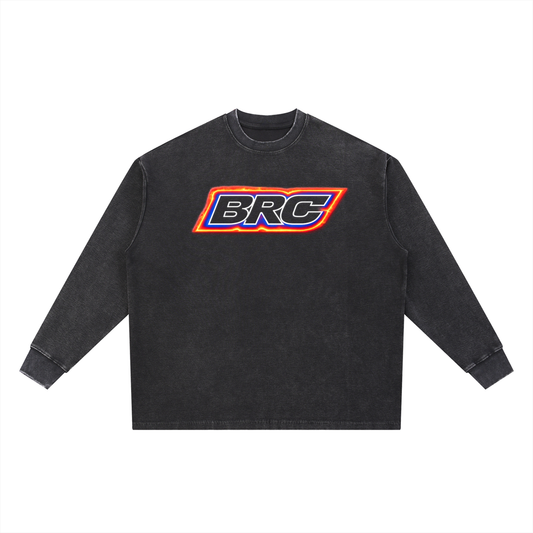 Mineral Wash Waffle Oversized T-Shirt